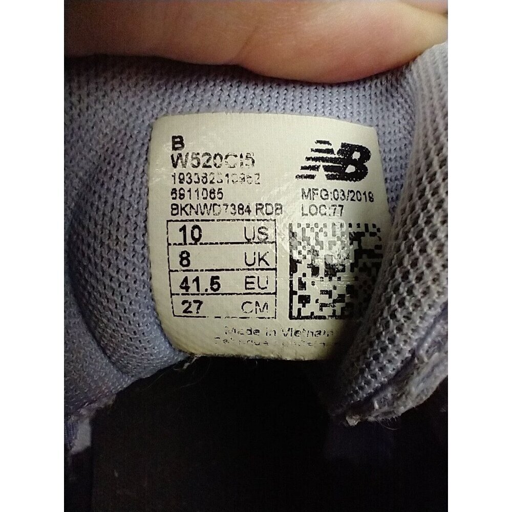 New Balance Lilac Purple Comfort Ride 520 Running Shoes Women's 10 Sneakers - Picture 7 of 12